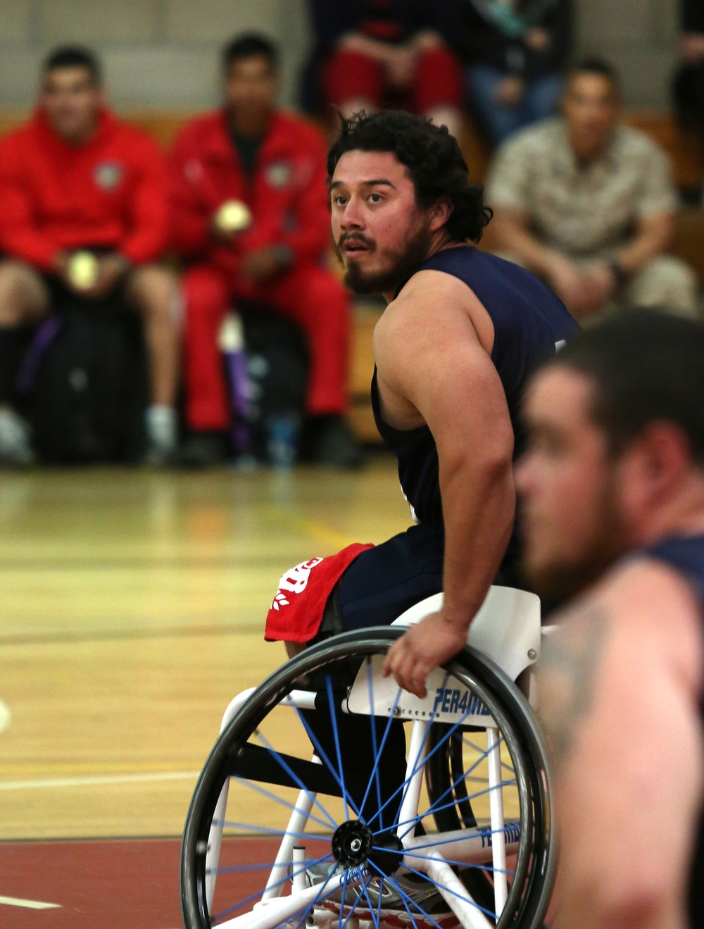 2014 Marine Corps Trials wheelchair basketball competition