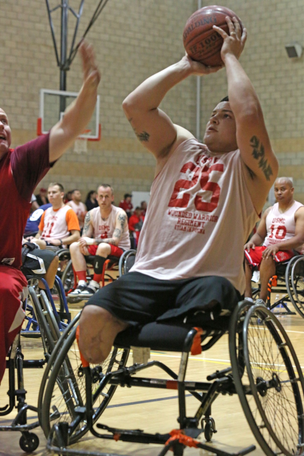 2014 Marine Corps Trials wheelchair basketball competition