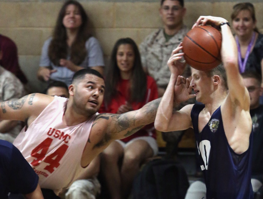 2014 Marine Corps Trials wheelchair basketball competition