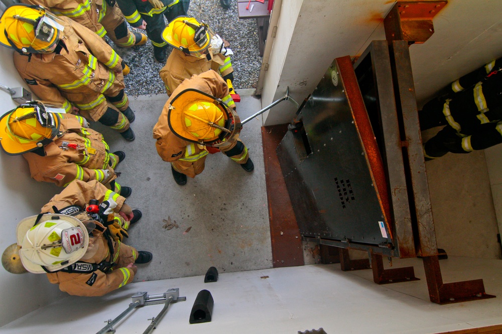 Jersey Devil Firefighters conduct rescue training