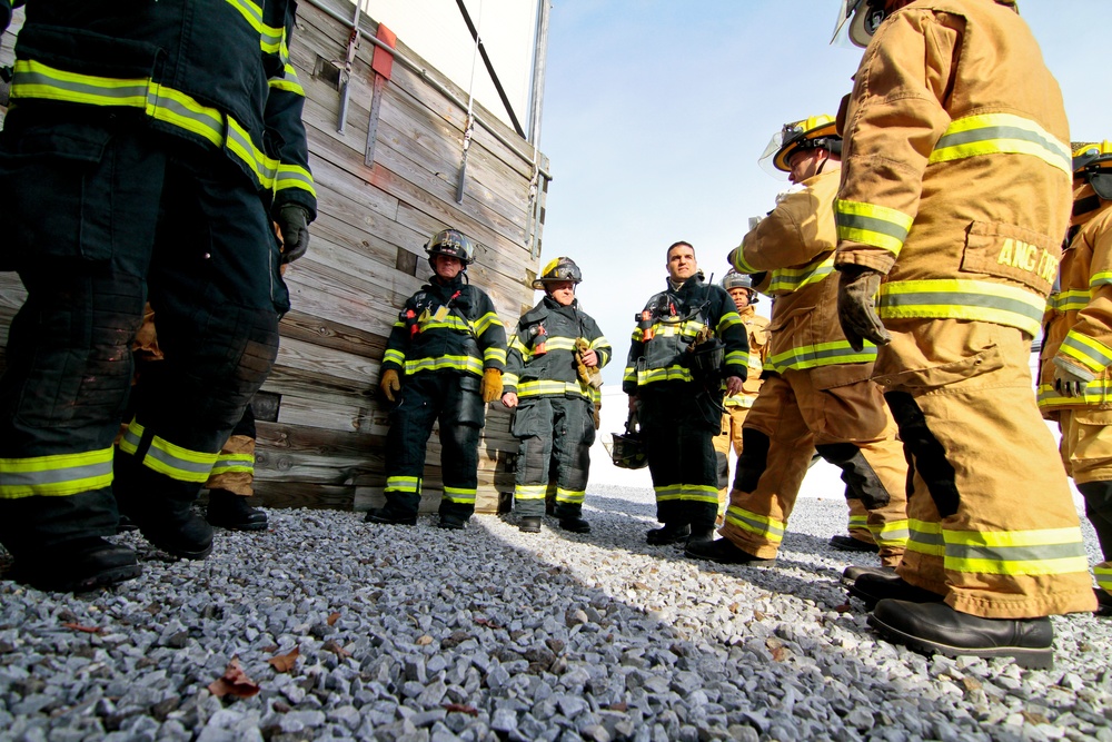 Jersey Devil Firefighters conduct rescue training