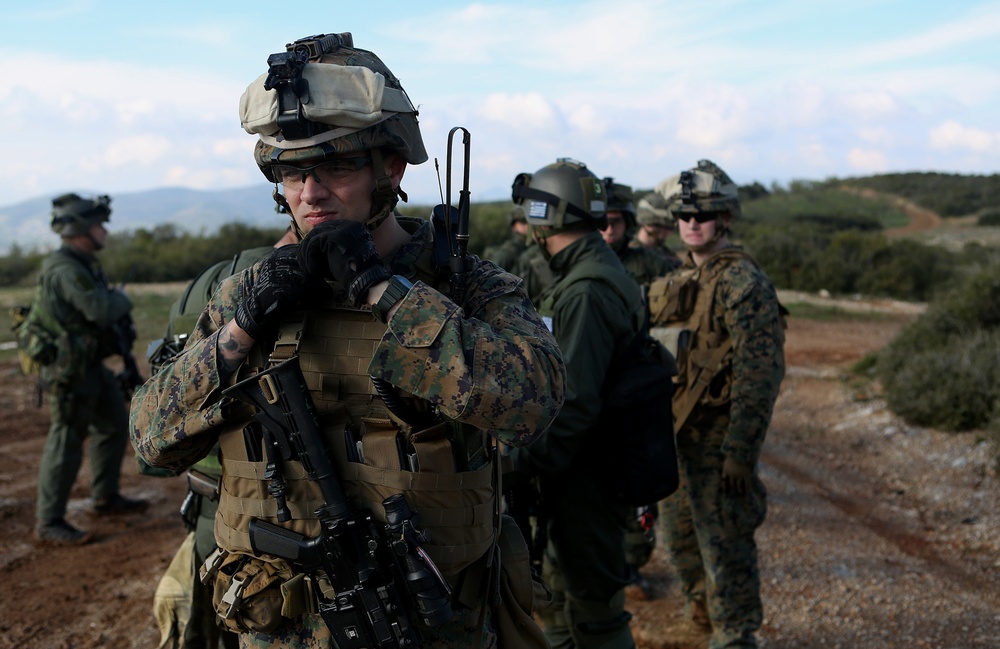 22nd MEU conducts bilateral training with the Hellenic Army