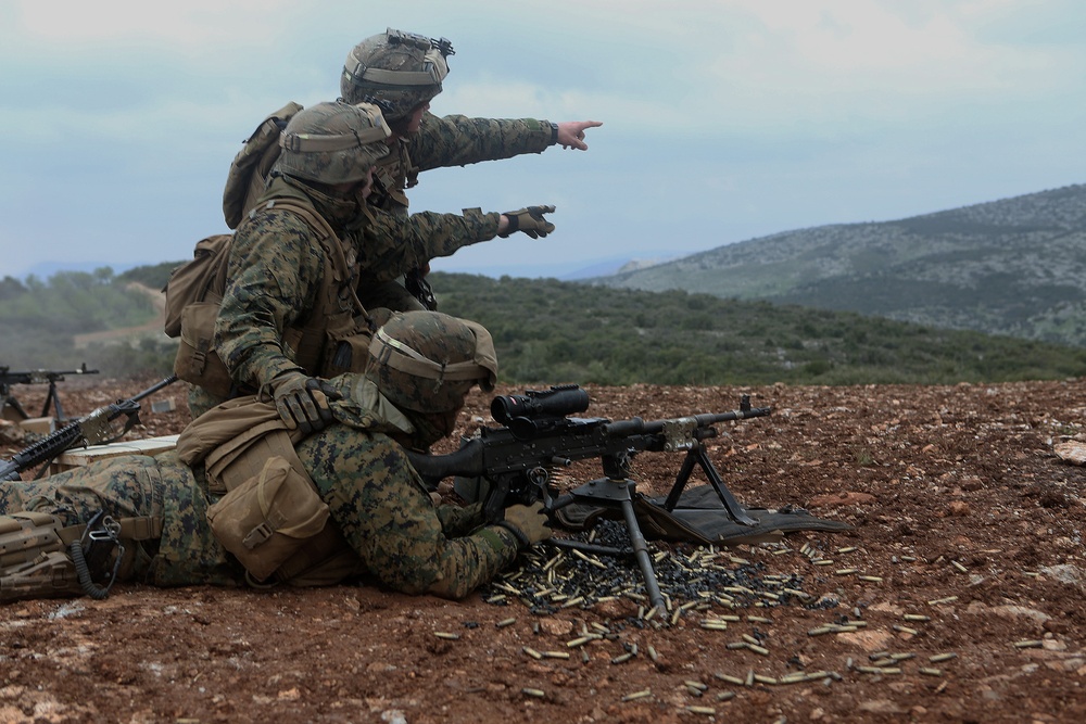 22nd MEU conducts bilateral training with the Hellenic Army