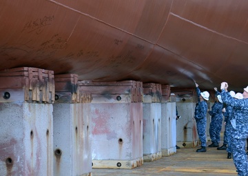 USS Green Bay Hull Signing