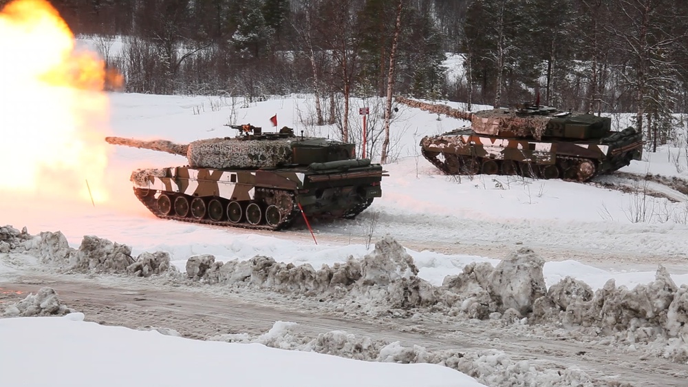 Norwegian Tank Demonstration