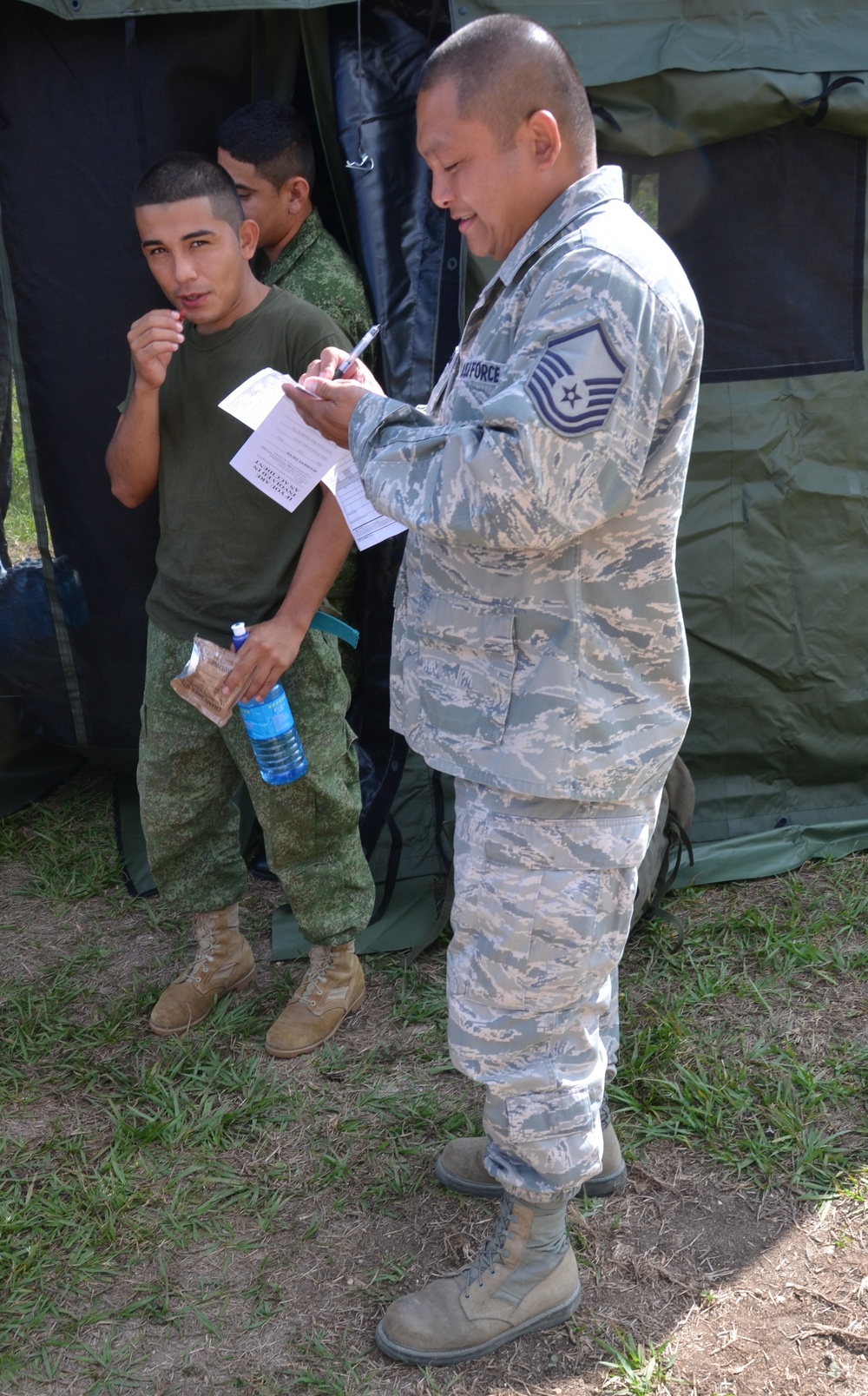 Belize Defence Force provides security at New Horizons construction site