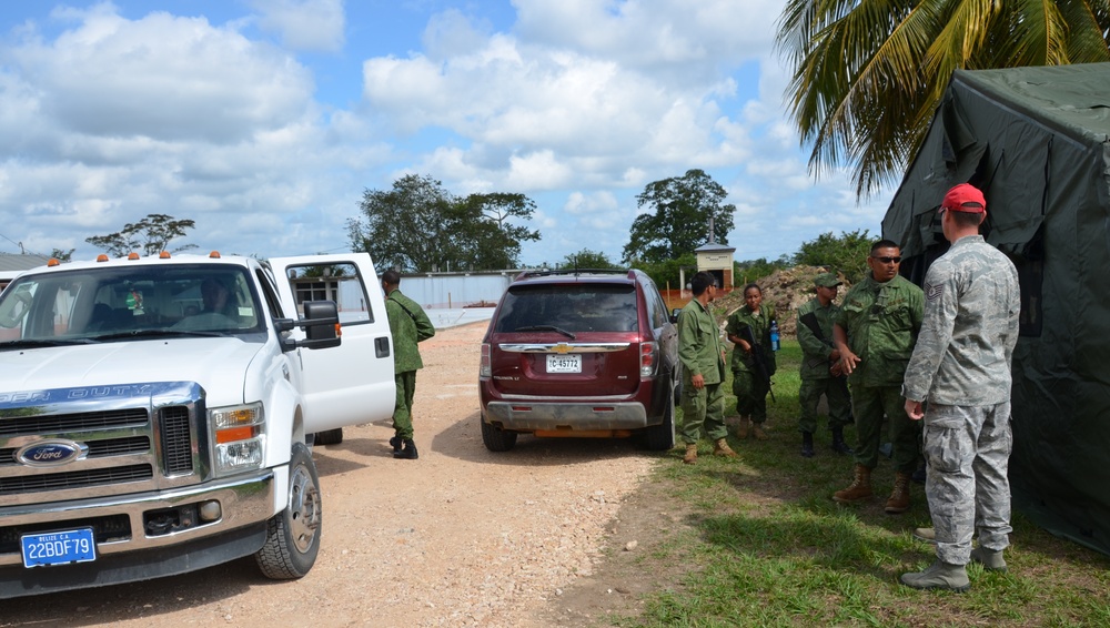 Belize Defence Force provides security at New Horizons construction site