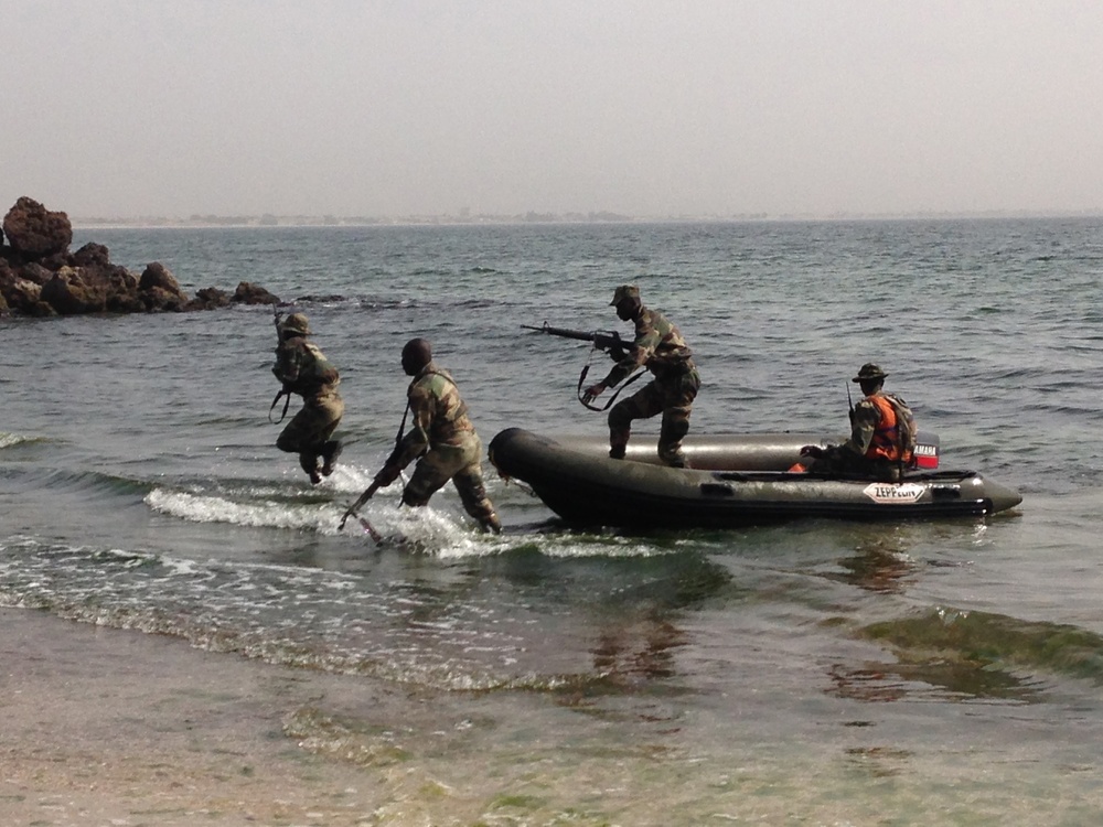 Lejeune Marines return from training Senegalese Commandos