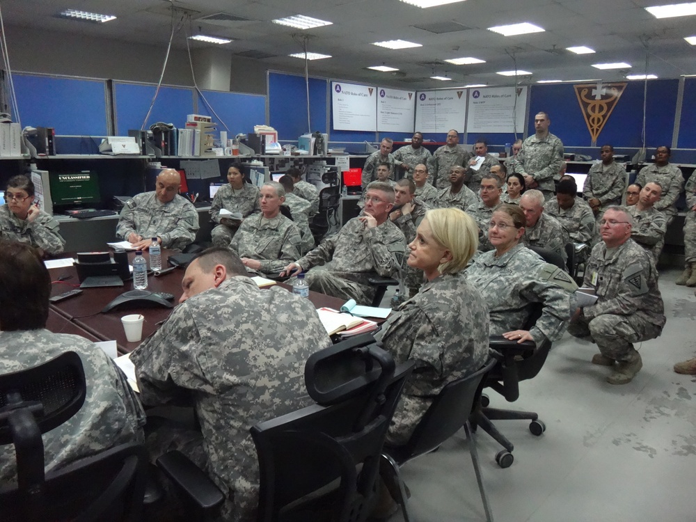 Current and incoming soldiers focus on transfer of mission between their two units