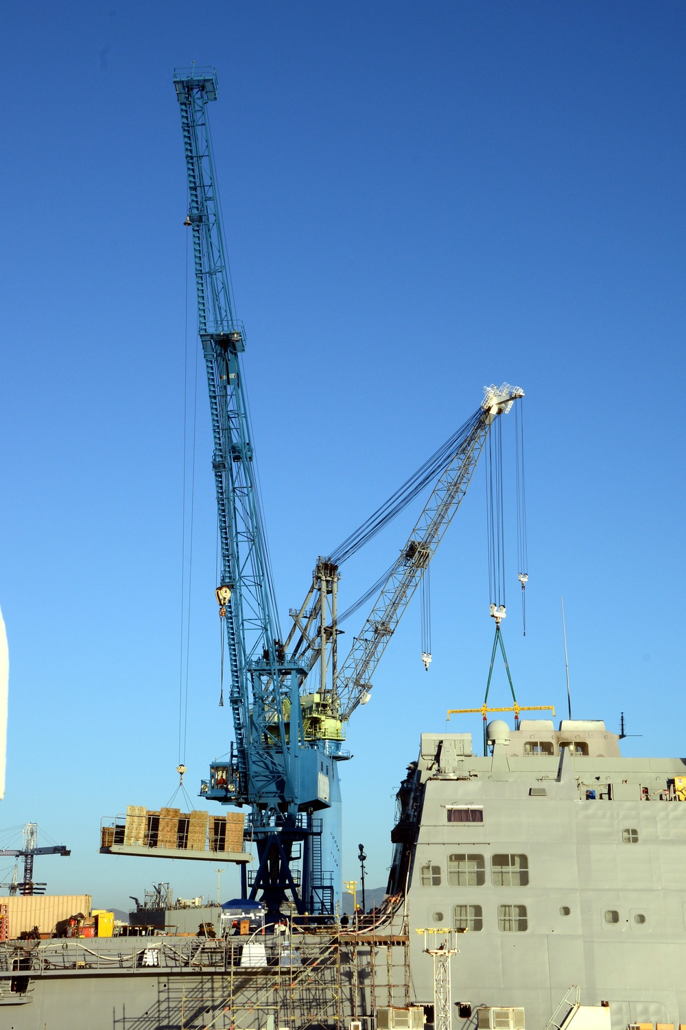 USS Green Bay leaves dry dock