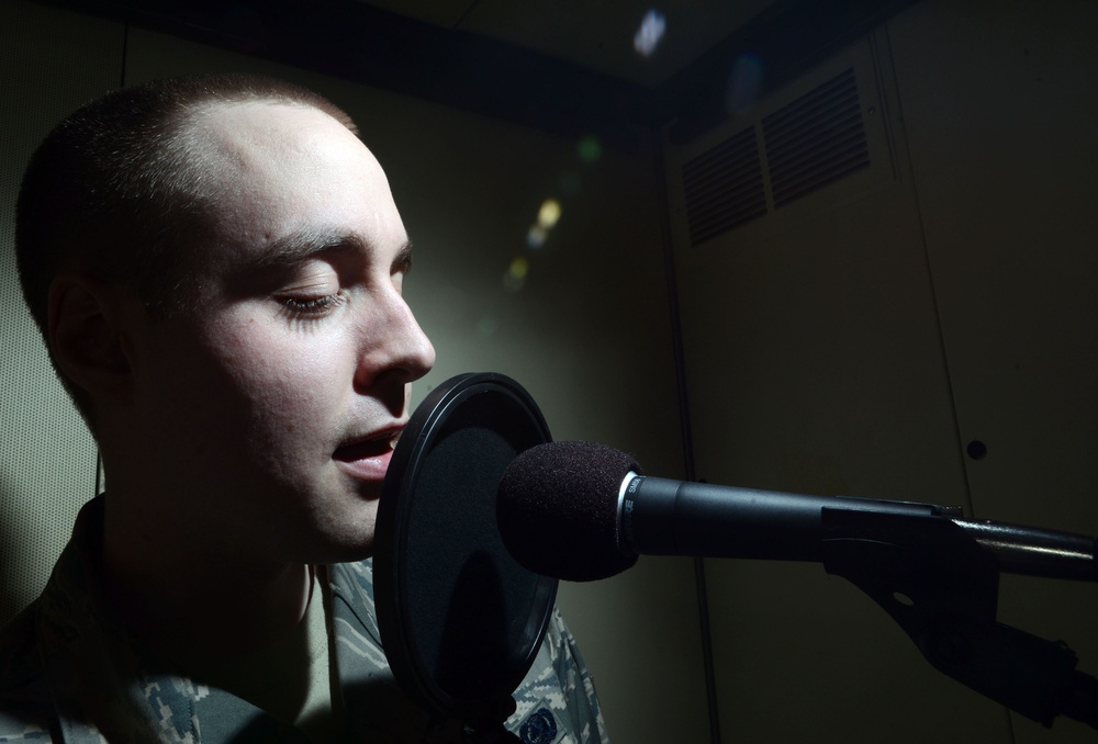 Airman’s passion in singing landed a gig with 'Tops in Blue'