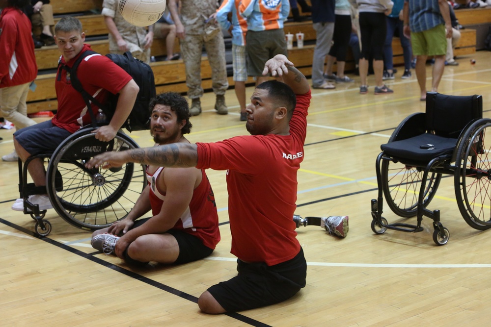 2014 Marine Corps Trials sitting volleyball competition