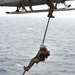 31st MEU Marines fast rope aboard USS Bonhomme Richard