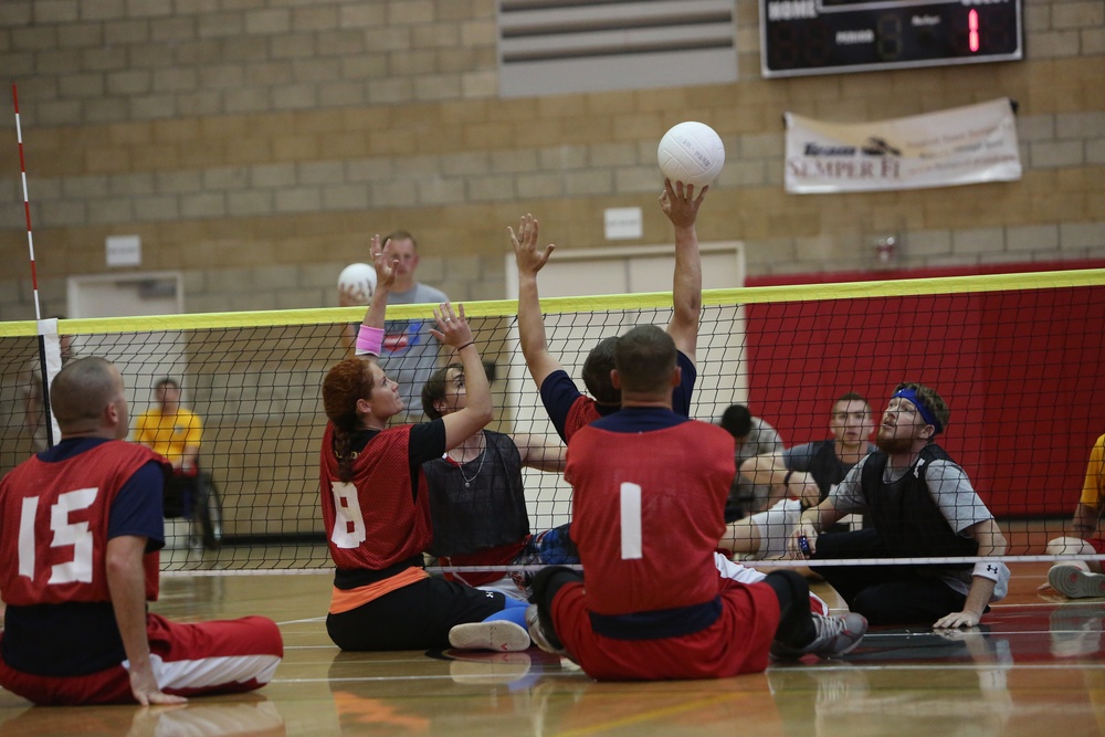 2014 Marine Corps Trials sitting volleyball gold competition