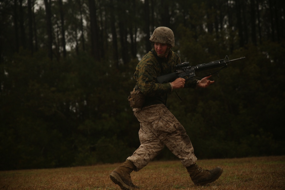 Photo Gallery: Marine recruits near the finish line on Parris Island