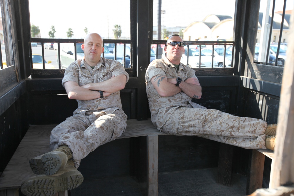 Marines get “locked up” for charity