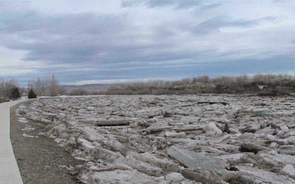 Greybull Levee performs as designed reducing risks from ice jam flooding
