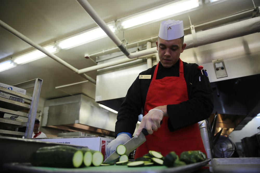 2nd MLG Marine cooks off the competition winning chef of the quarter