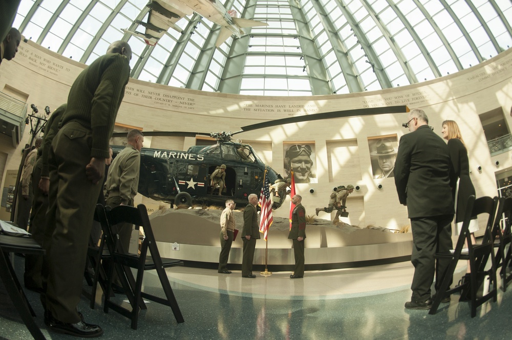 Master Gunnery Sgt. Lee Voss Retirement Ceremony