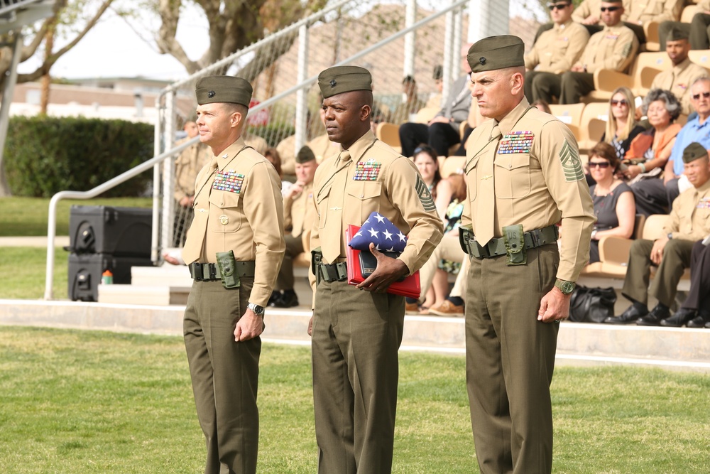 7th Marine Regiment holds relief and appointment ceremony