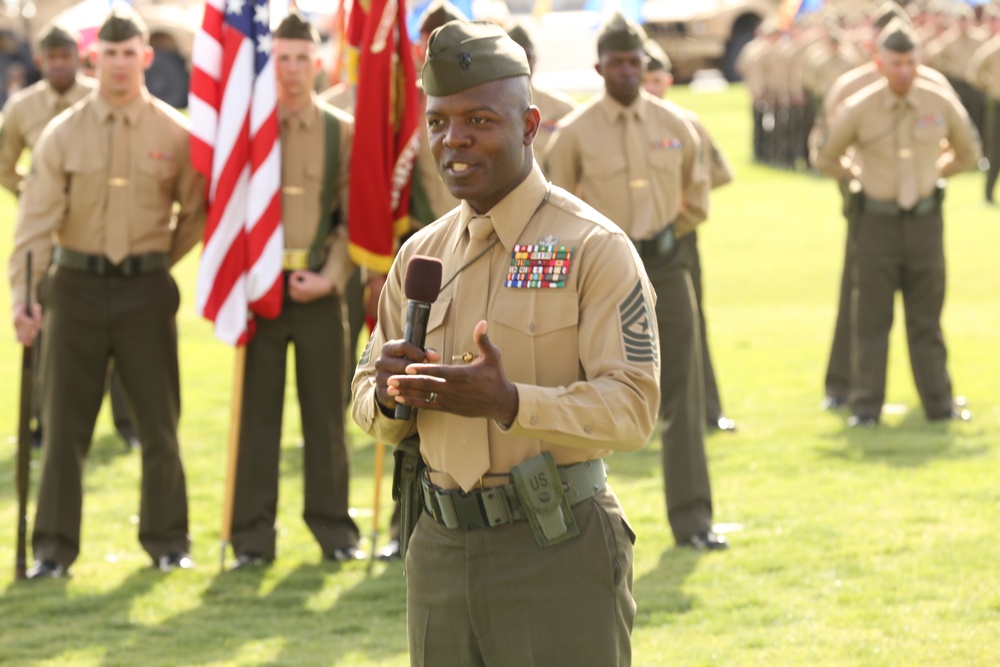 7th Marine Regiment holds relief and appointment ceremony