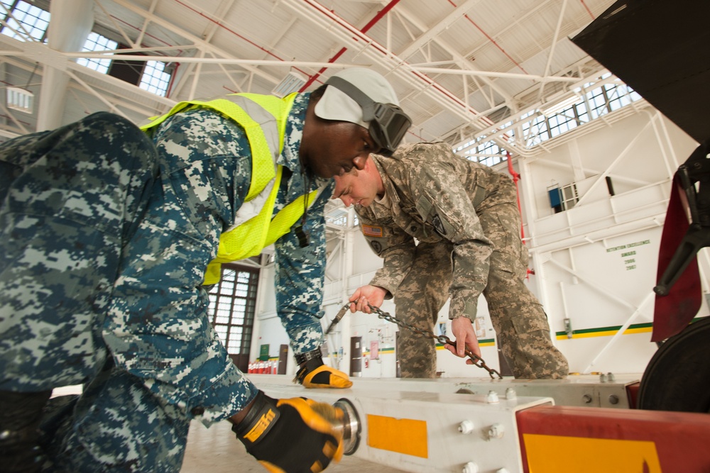 Navy and Army joint aviation training