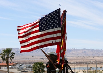Combat Center hosts Battle Color Detachment