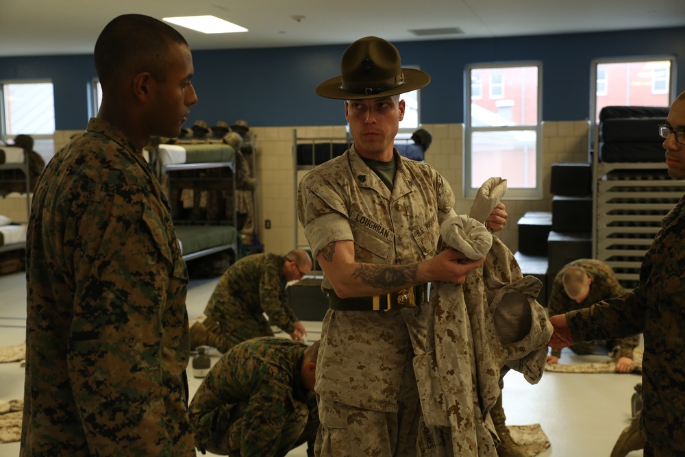 Photo Gallery: Rolling sleeves comes back to recruit training on Parris Island