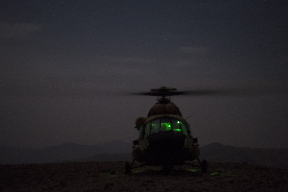 Airmen fly NVG flight with Afghan air force