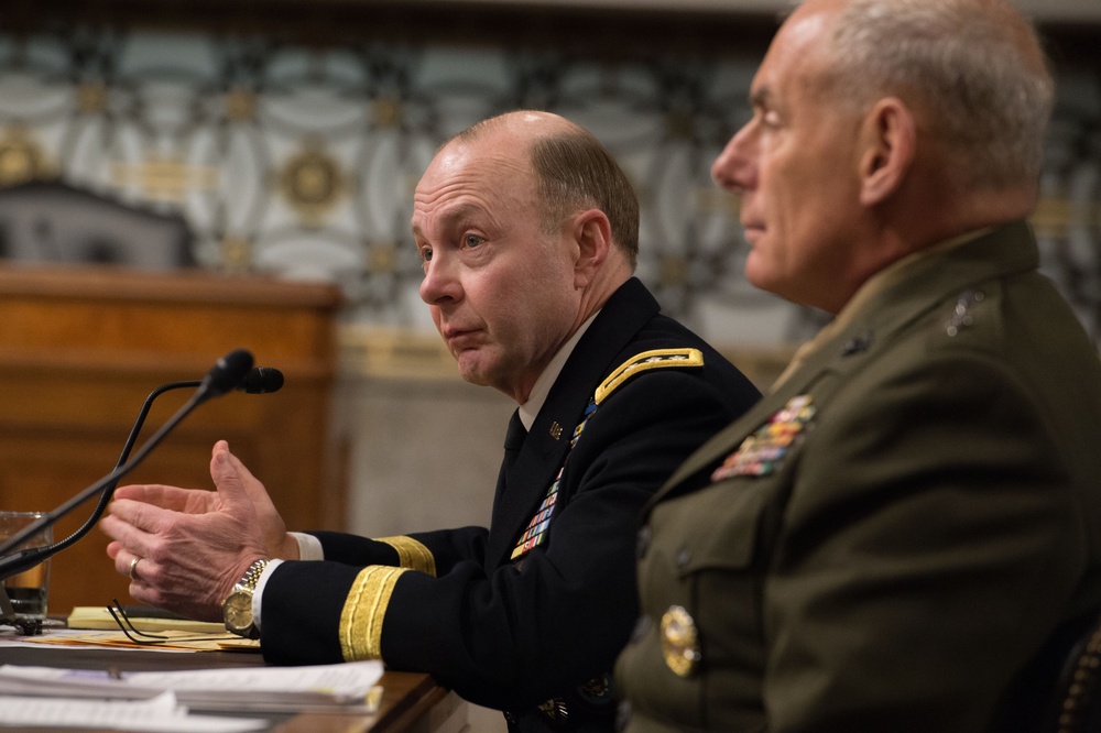 Gen. Kelly, Gen. Jacoby testify before the Senate Armed Services Committee