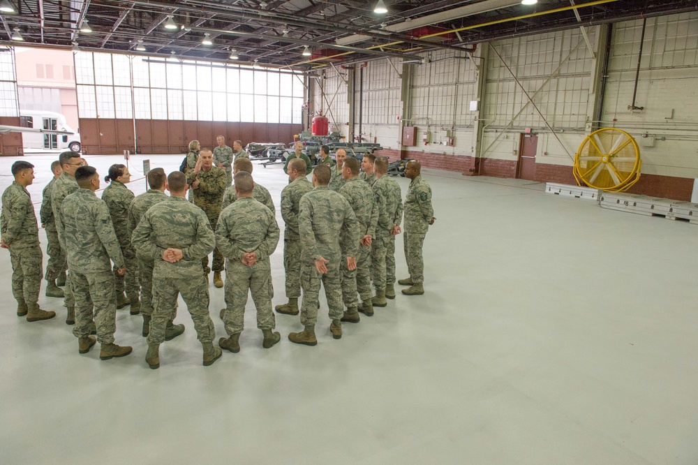 SEAC tours Air Combat Command