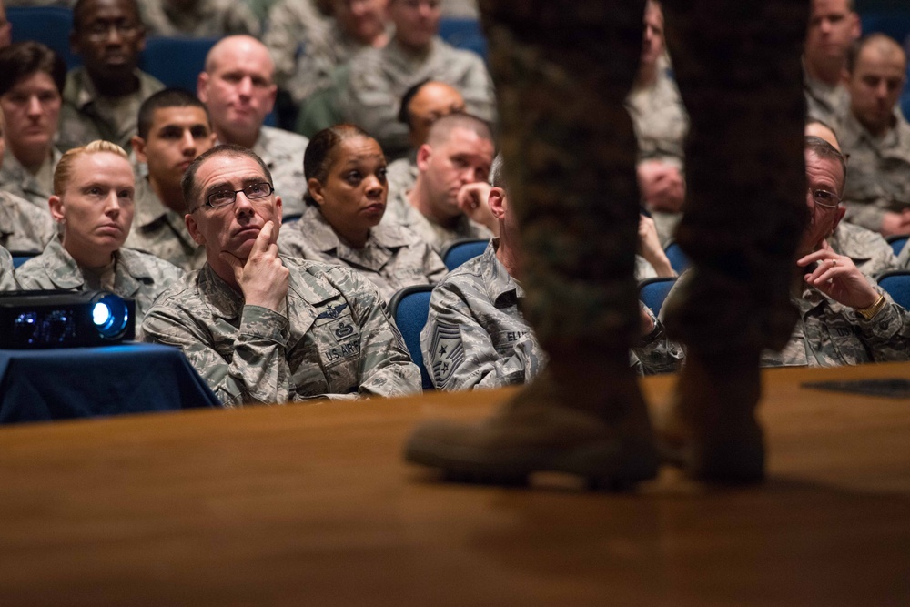SEAC tours Air Combat Command