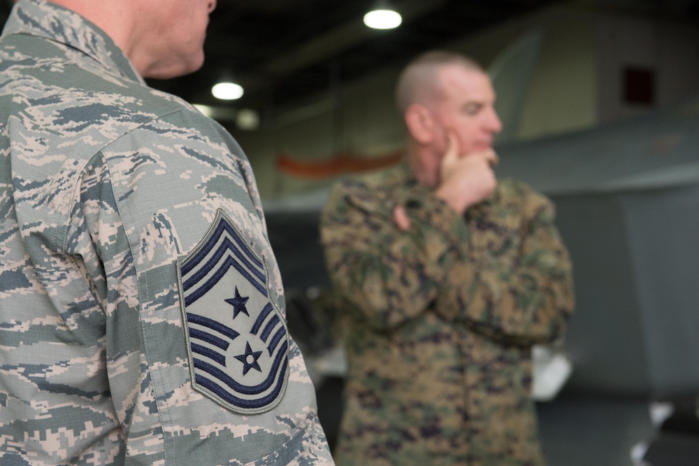 SEAC tours Air Combat Command