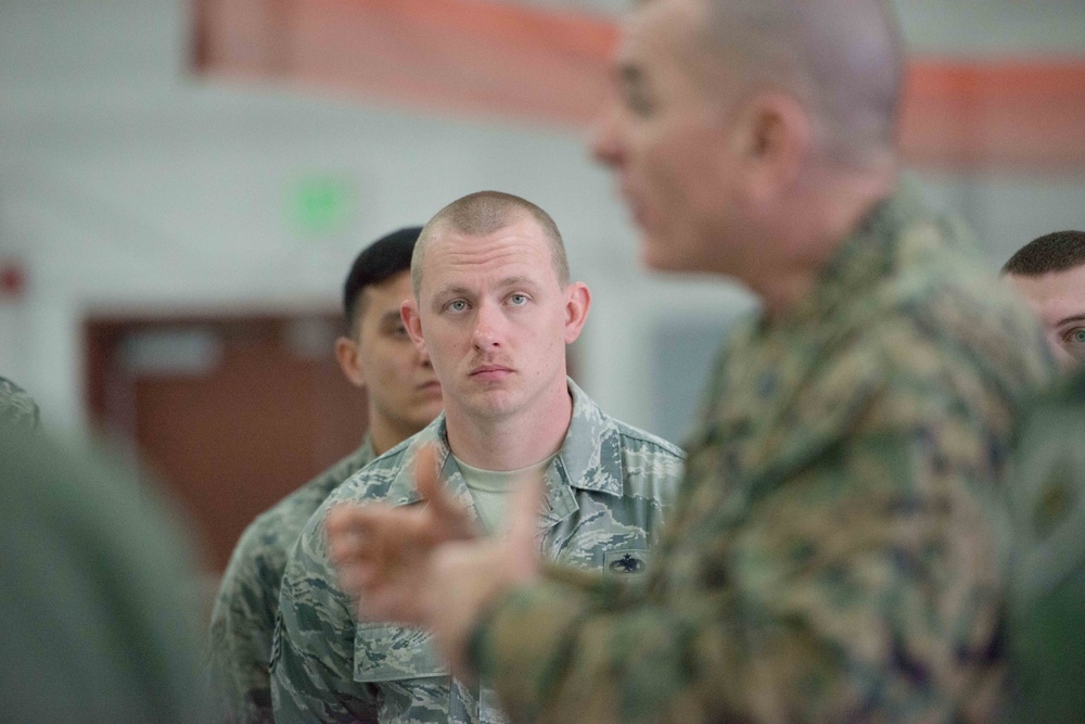 SEAC tours Air Combat Command