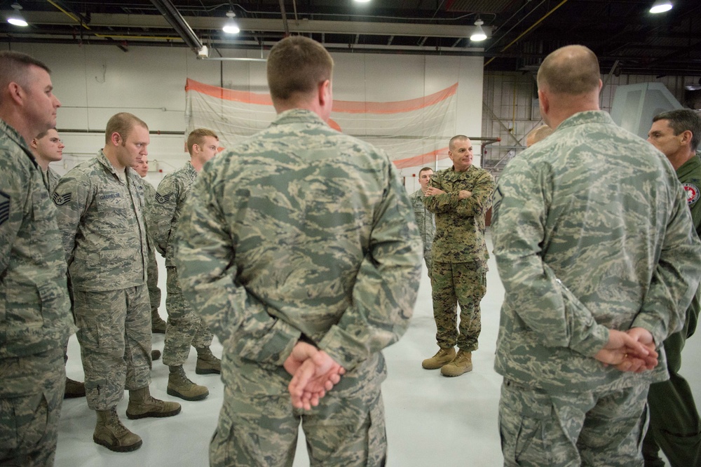 SEAC tours Air Combat Command