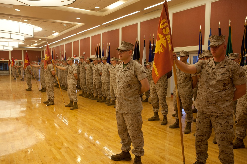 2nd Intel Bn Post and Relief Ceremony