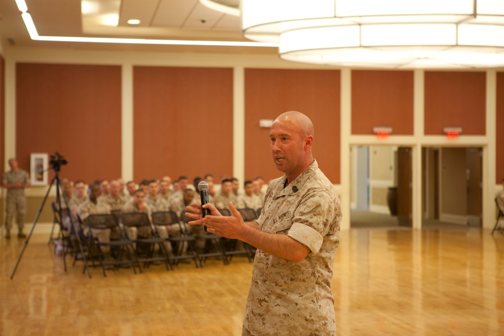 2nd Intel Bn Post and Relief Ceremony
