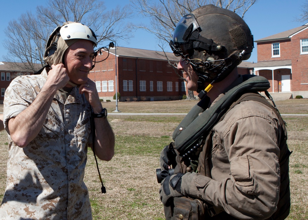 2nd Marine Division Commanding General Call for fire