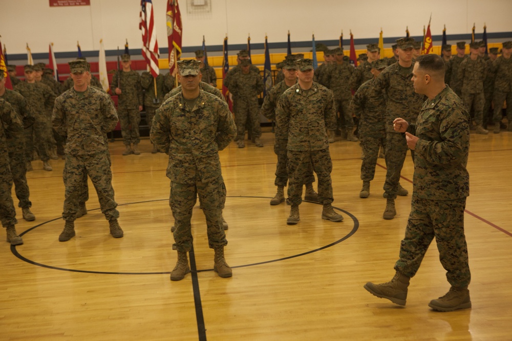 3rd Battalion, 6th Marine Regiment Change of Command Ceremony