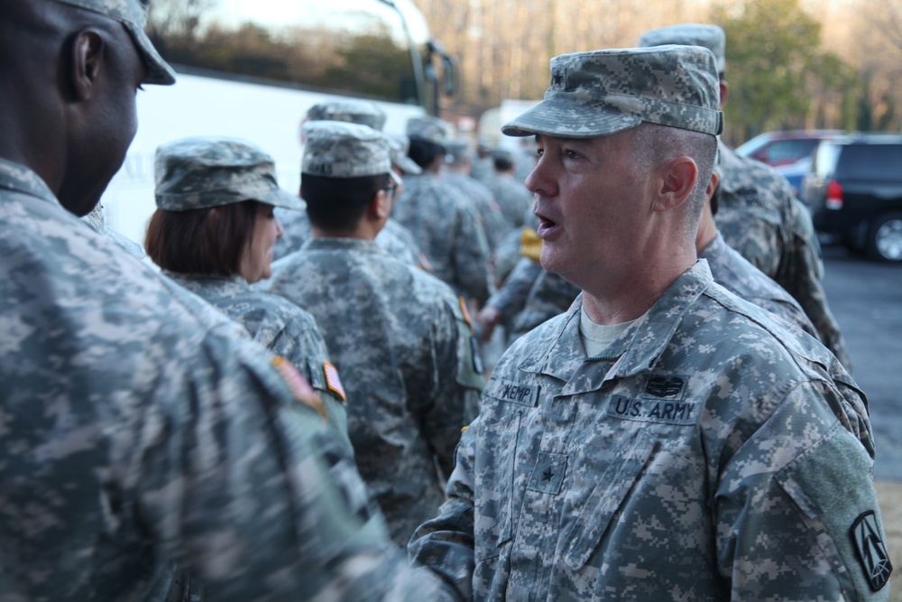 335th Signal Command (Theater) Detachment 34 deployment ceremony