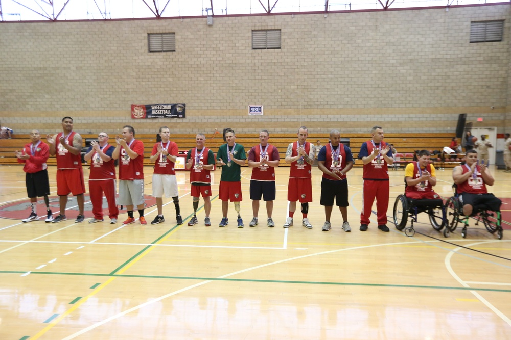 2014 Marine Corps Trials wheelchair basketball competition