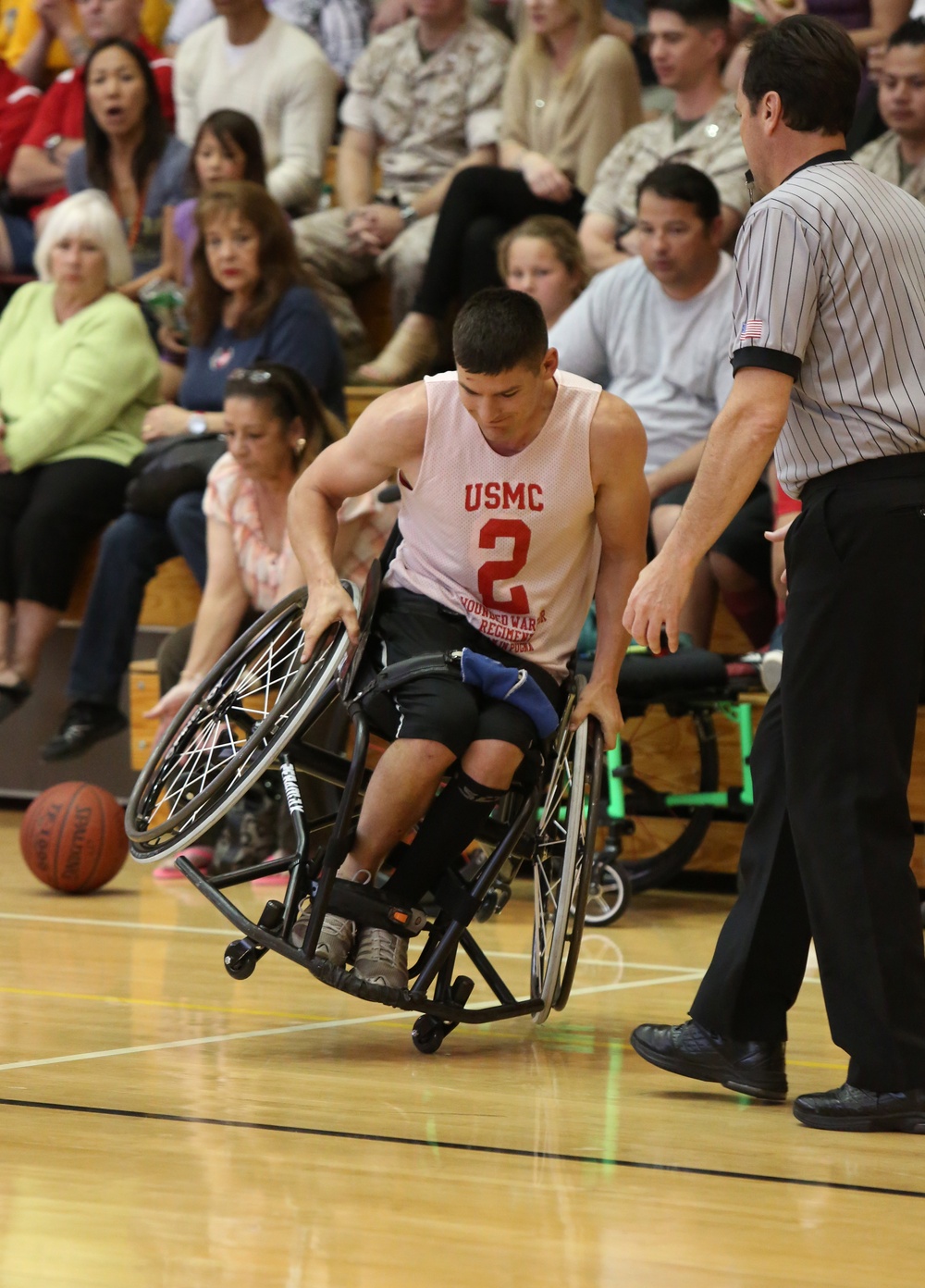 2014 Marine Corps Trials wheelchair basketball competition