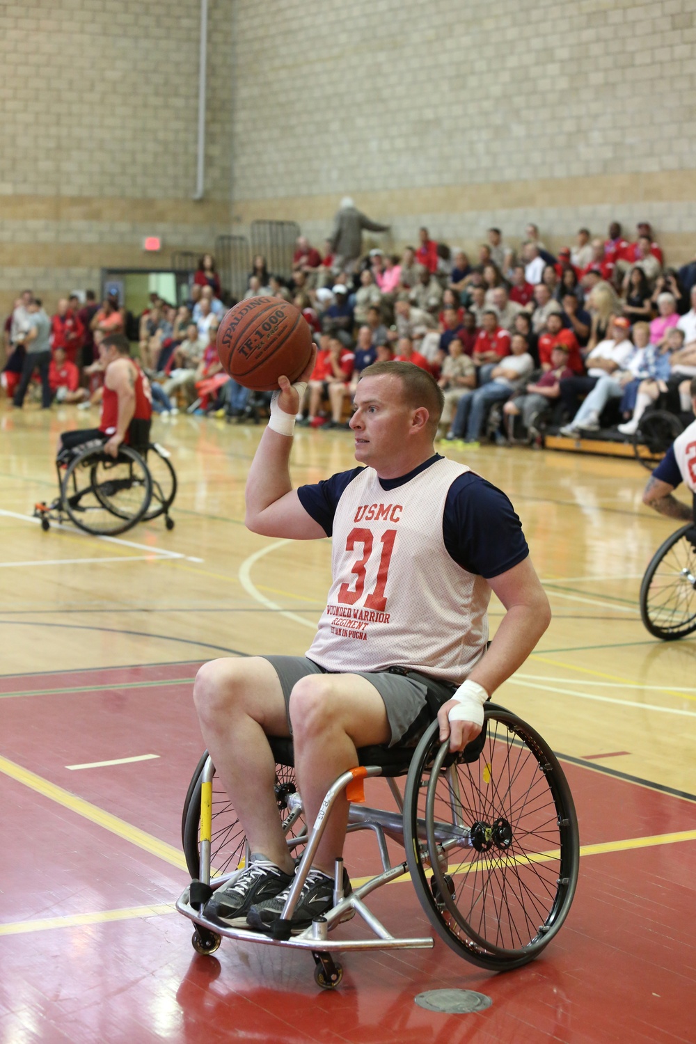 2014 Marine Corps Trials wheelchair basketball competition