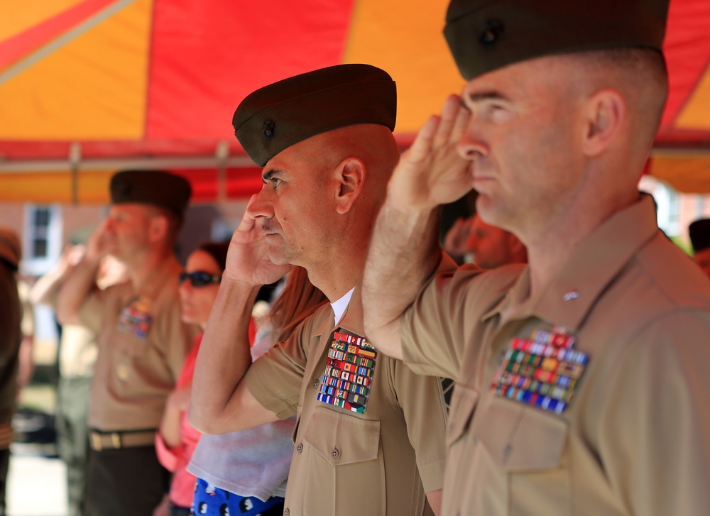 24th MEU Marines recognize the Sgt. Maj. Gallegos legacy