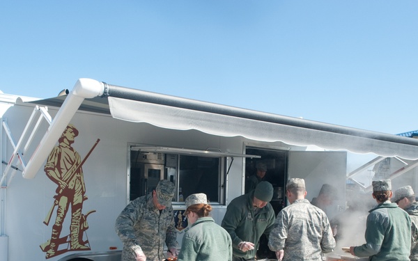 116th ACW Services Flight receives DRMK training from the 136th Airlift Wing