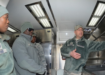 116th ACW Services Flight receives DRMK training from the 136th Airlift Wing