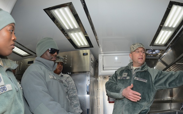 116th ACW Services Flight receives DRMK training from the 136th Airlift Wing