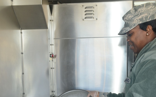 116th ACW Services Flight receives DRMK training from the 136th Airlift Wing