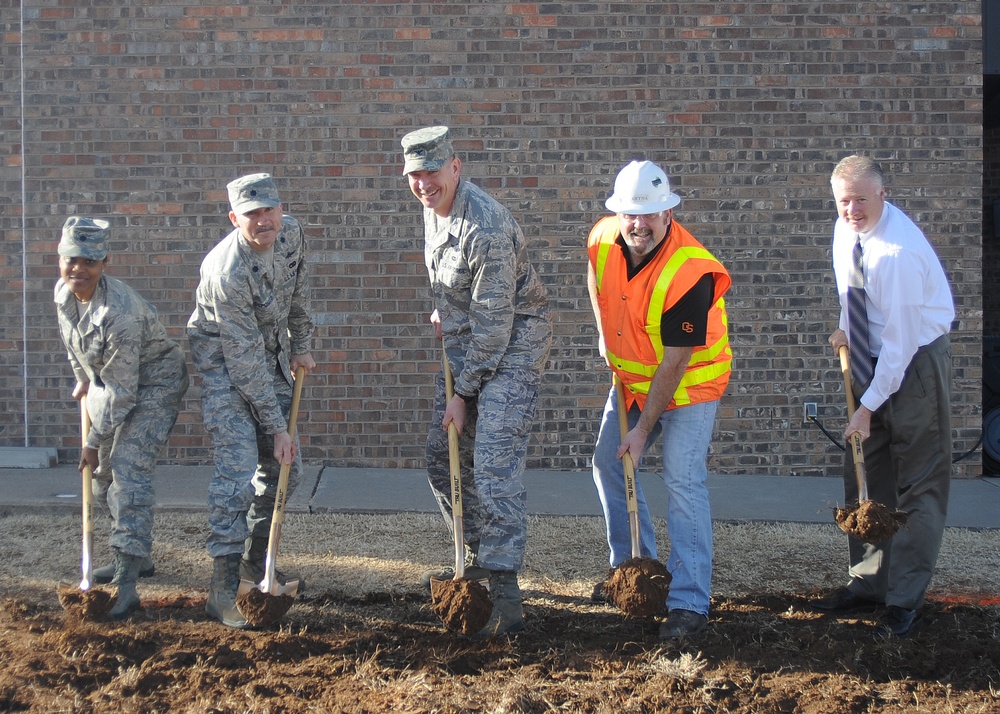 Altus AFB Network Communications Center ground breaking