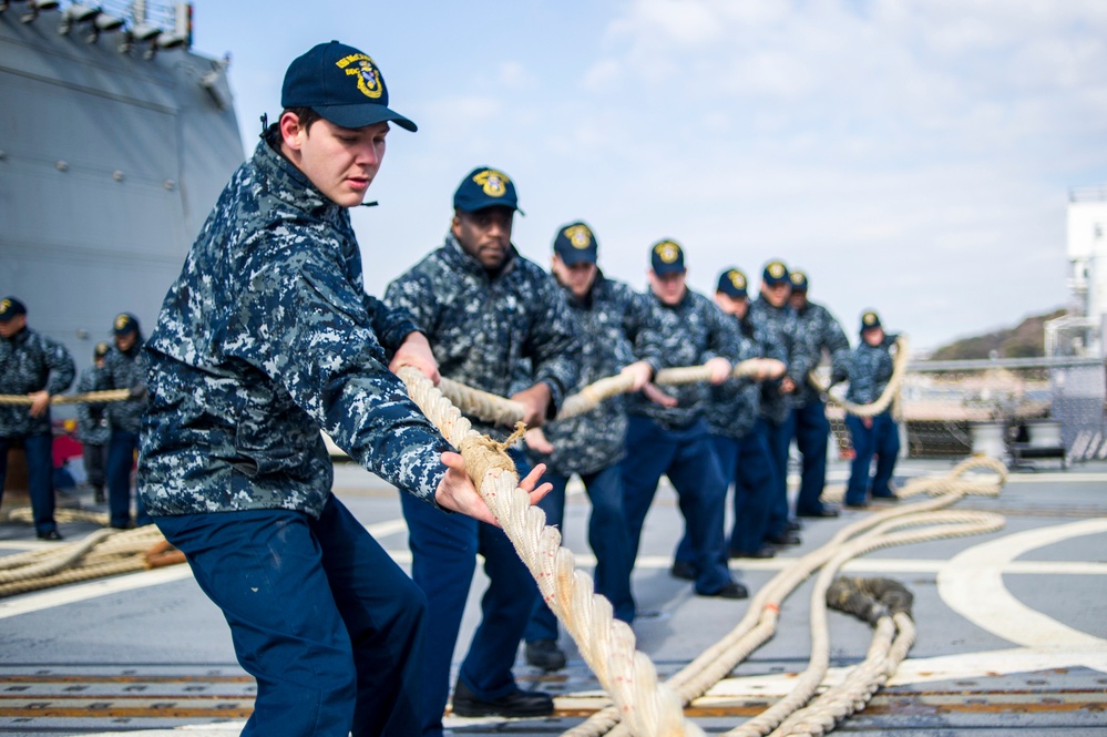 USS McCampbell operations